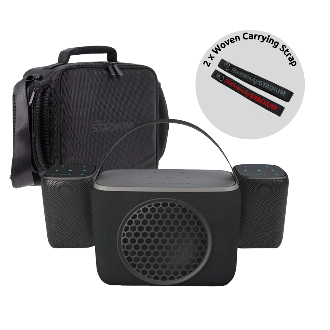 Travel Bundle: 2.1 Combo, 4 PC Carry Bag, 2 Woven Straps