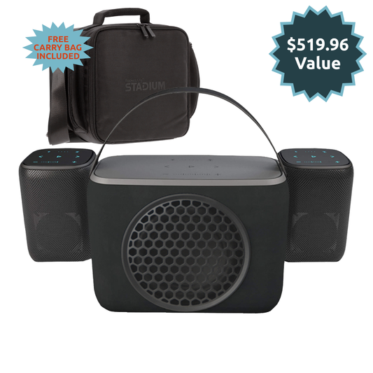 2.1 Bundle Pack with Carry Bag: 2 Speakers and 1 Subwoofer