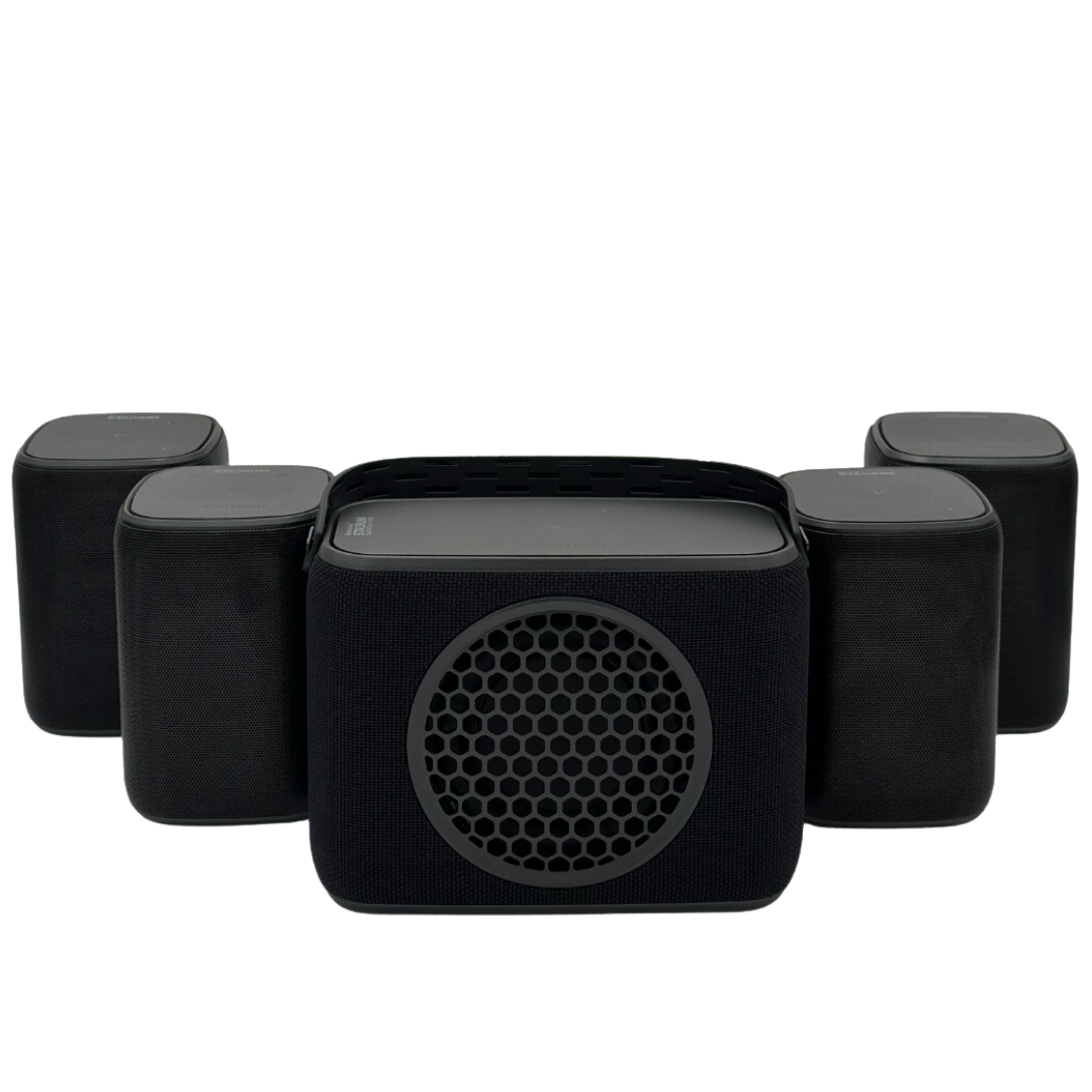 4+1 Pack: 4 Speakers and 1 Subwoofer