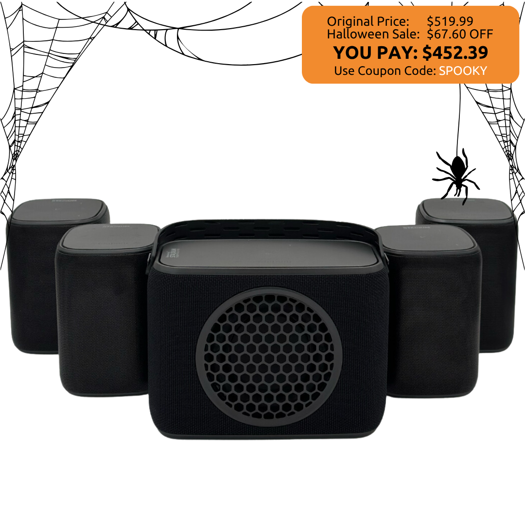 4+1 Pack: 4 Speakers and 1 Subwoofer