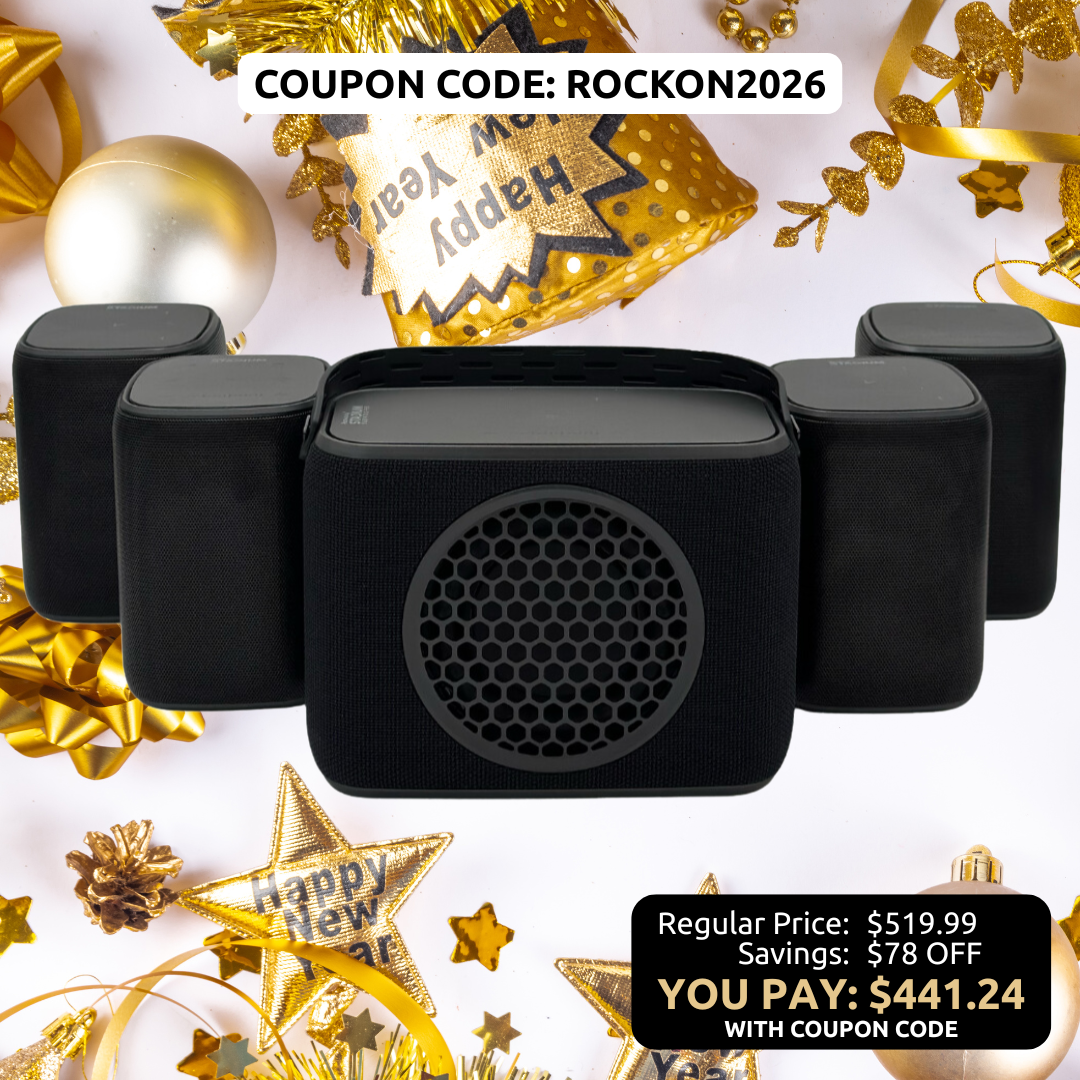 4+1 Pack: 4 Speakers and 1 Subwoofer