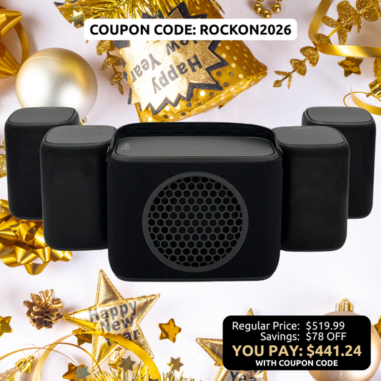 4+1 Pack: 4 Speakers and 1 Subwoofer