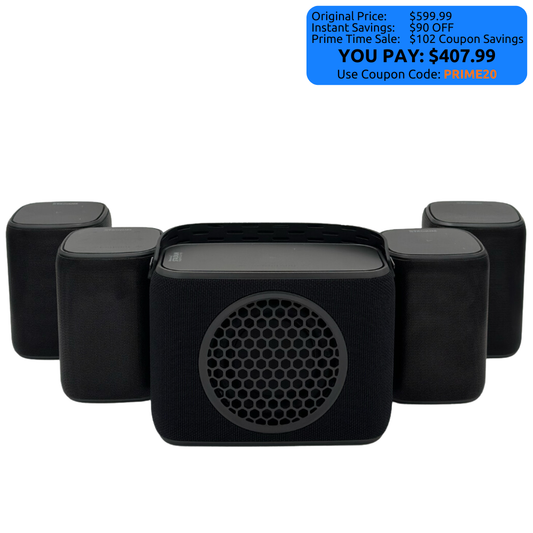 4+1 Pack: 4 Speakers and 1 Subwoofer