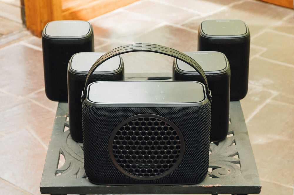 Portable bluetooth sound store system