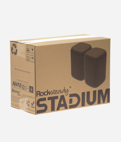 Rocksteady<sup>&reg;</sup>  Stadium<sup>2.0</sup>  Speakers 2 Pack