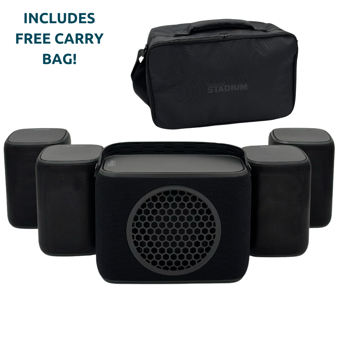 Rocksteady<sup>&reg;</sup>  Stadium<sup>2.0</sup>: 4-Speaker and Subwoofer Pack